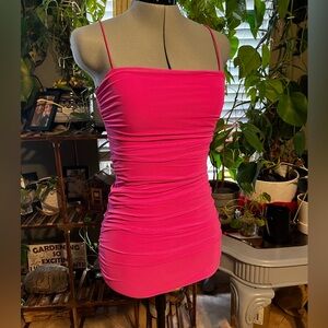 Princess Polly Hot pink Holloway wishes mini dress